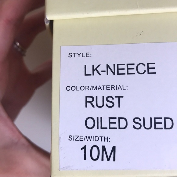 Lucky Brand Ruse Oiled Sued Block Heels LK-Neece - Picture 7 of 8